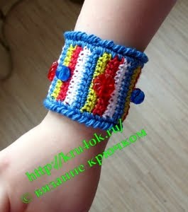 Мастер-класс по вязанию браслета